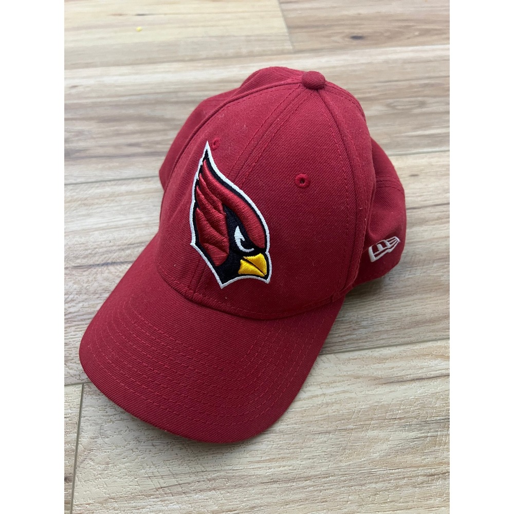 New Era Hat Arizona Cardinals Mens OSFM Red NFL 9FORTY Adjustable Strapback Cap